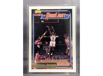 Vintage Card 1992 Topps Gold Highlight Michael Jordan
