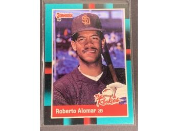 Vintage Baseball  Card Donruss The Rookies Roberto Alomar