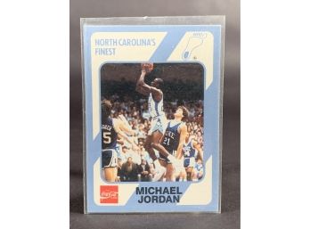 Vintage Card 1989 Coca Cola Michael Jordan