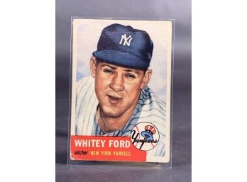 Vintage Card 1953 Topps Whitey Ford