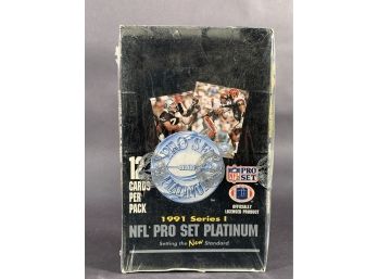 Vintage 1991 NFL Pro Set Platinum Series 1 Box