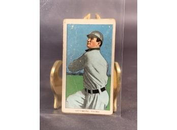 Vintage Card 1909 T-206 Bill Lattimore Sweet Caporal Tobacco Card