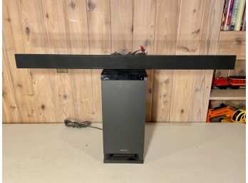 Sony Active Subwoofer And Paired Sony Sound Bar