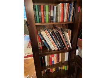 LARGE SHELF LOT OF BOOKS ON VARIOUS SUBJECTS (SHELF NOT INCLUDED)