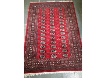 Wonderful Vintage Oriental Rug - Hand Knotted Carpet - Vibrant Deep Colors - Great Condition  - SUPER NICE RUG