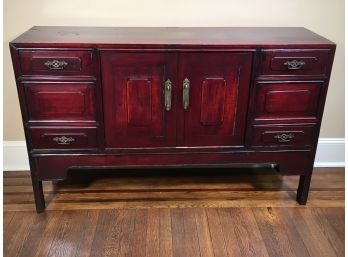 Gorgeous Antique Chinese Cabinet / Server - Rosewood Finish - Dovetailed Case & Drawers - 1850-1880