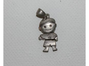 Sterling Silver Little Boy Pendant
