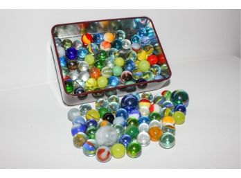 Box Of Collectibles Marbles