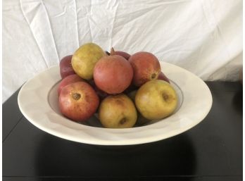 Bowl With Decorative Fruit