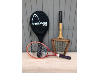 Antique And Modern Tennis Lot