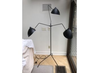 Mid Century Style 3 Arm Floor Lamp