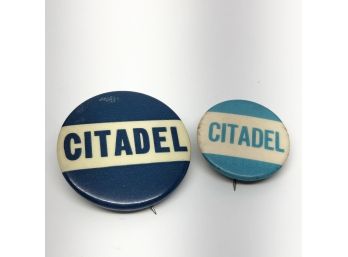 Vintage Pair Of Citadel Pins