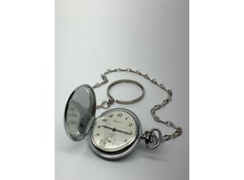 Vintage Arnex Pocket Watch In Beautiful, Full Working Condition