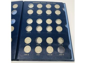 Whitman Album Of Jefferson Nickels (1938-1964) - Including 38 Vintage Coins
