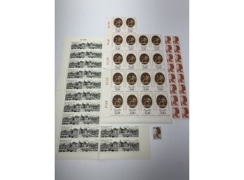 Lot Of 47 Vintage French Stamps