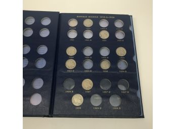 Whitman Album Of Buffalo Nickels (1913-1938) - Including 21 Vintage Coins