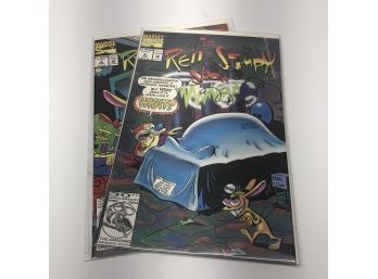 Ren & Stimpy  Marvel Comics #2 And #3 (Lot Of Two 1993 Comics)