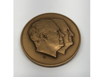 President Richard Nixon / VP Spiro Agnew Inaugural Medal Coin - Franklin Mint