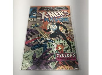 Marvel Comics Presents X-Men's Havok #24, Featuring Black Panther And Cyclops
