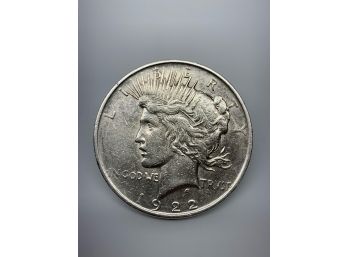 1922 Peace Silver Dollar - Beautiful Example Of A Collector's Favorite