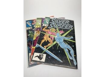 Lot Of 3 Silver Surfer Marvel Comics From 1980s (#3, #4, #7)