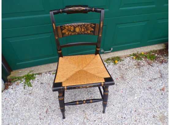 Ornate Hitchcock Chair With Stencils