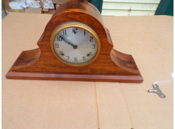 Mantle Clock Gilbert Wood Case