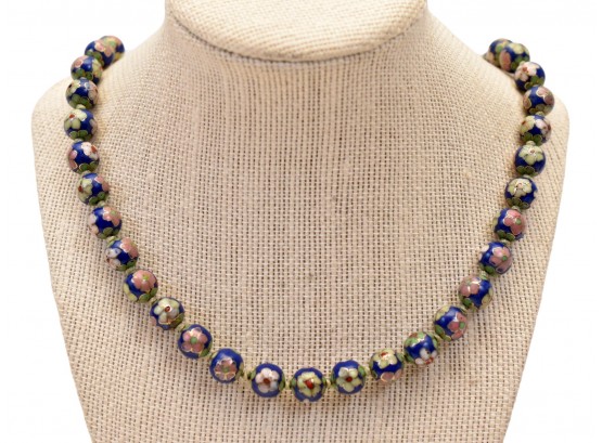 Cloisonne Beaded Necklace