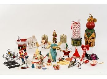Collection Of Vintage Christmas Decorations And More
