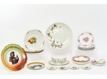 Collection Of Vintage Decorative Plates And Bowls