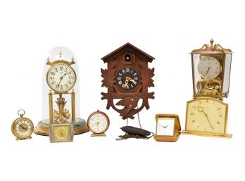 Collection Of Vintage German Clocks