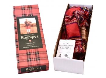 NEW! Junior Playable Bagpipes By Gold Brothers Kirkcaldy, Scotland