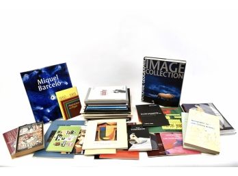 Collection Of Art Catalogs And Art Books