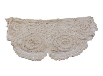 Round Crochet Cotton Lace Hand Made Table Throw