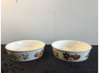 Wedgewood Oven To Table Bowls Lot Of 2
