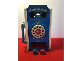 Antique Playschool Telephone