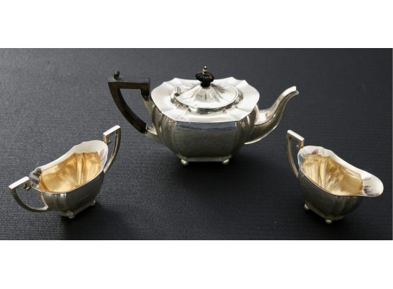 925 ENGLISH STERLING SILVER Tea Set  21.OZT - 3 Pieces