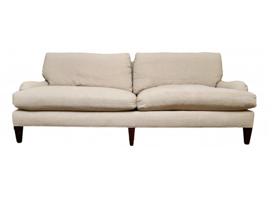 CRATE AND BARREL Linen And Cotton Sofa