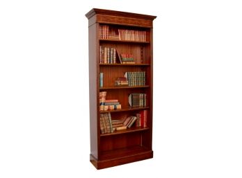 Vintage SAFAVIEH Tall Executive Wood Inlay Book Shelf