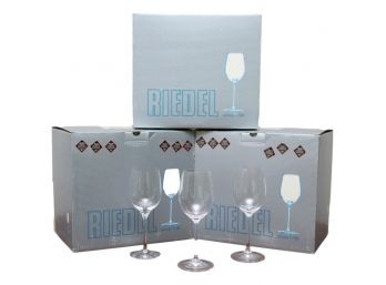 REIDEL Vinum German Crystal Sauvignon Blanc Glasses Set Of 12