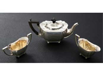 925 ENGLISH STERLING SILVER Tea Set  21.OZT - 3 Pieces