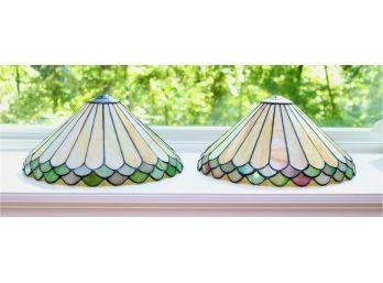 Pair Of Tiffany Style Lamp Shades