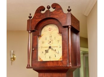 Antique R WHITING WINCHESTER Grandfather Clock
