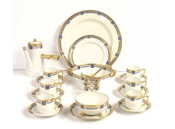 RS Germany And Limoges Chocolate Pot And Serving Pieces