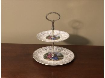 Aynsley Staffordshire Tiered Cookie Server