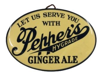 Pepper's Hygrade Ginger Ale Sign