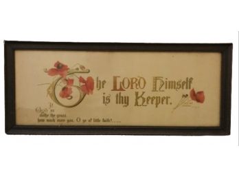 Victorian Framed Scripture