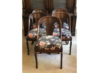 Five Upholstered Side Chairs