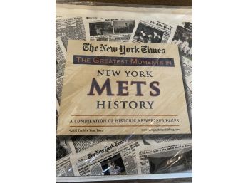 NY Times New York Mets Collectible Newspaper