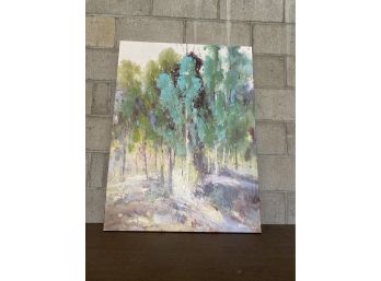 Kelvin Signed Canvas Painting With COA